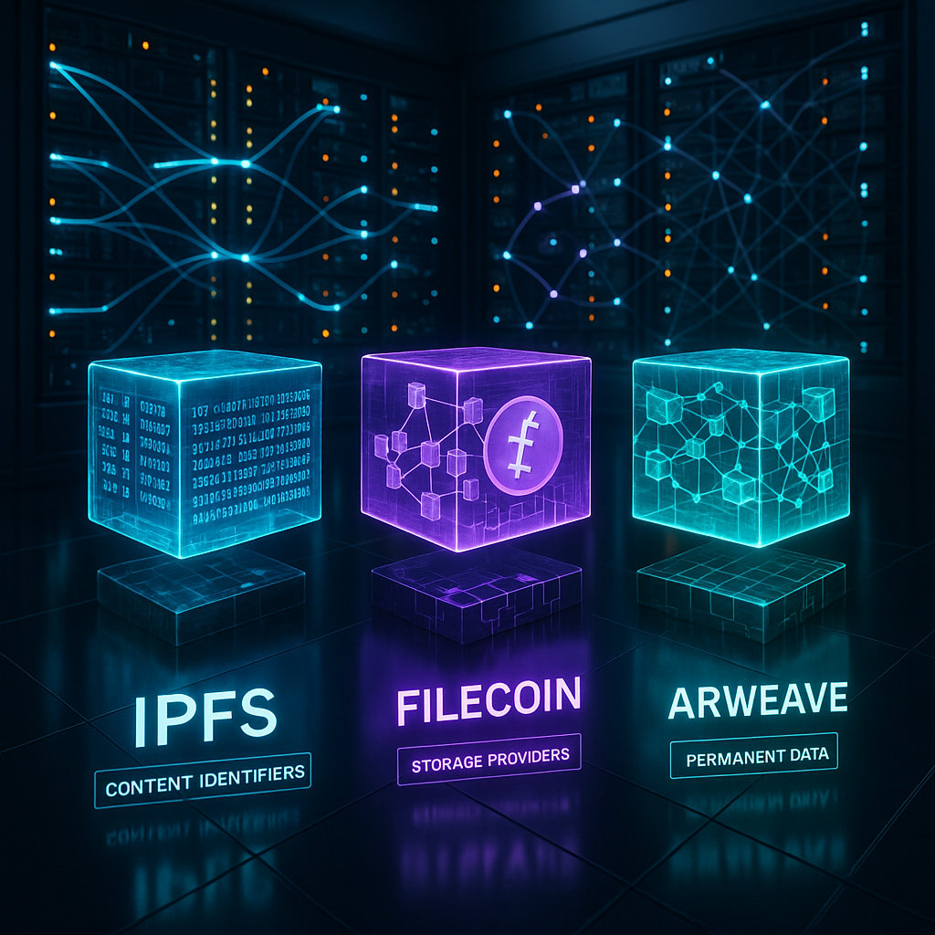Decentralized Storage Compared: IPFS vs Filecoin vs Arweave Explained