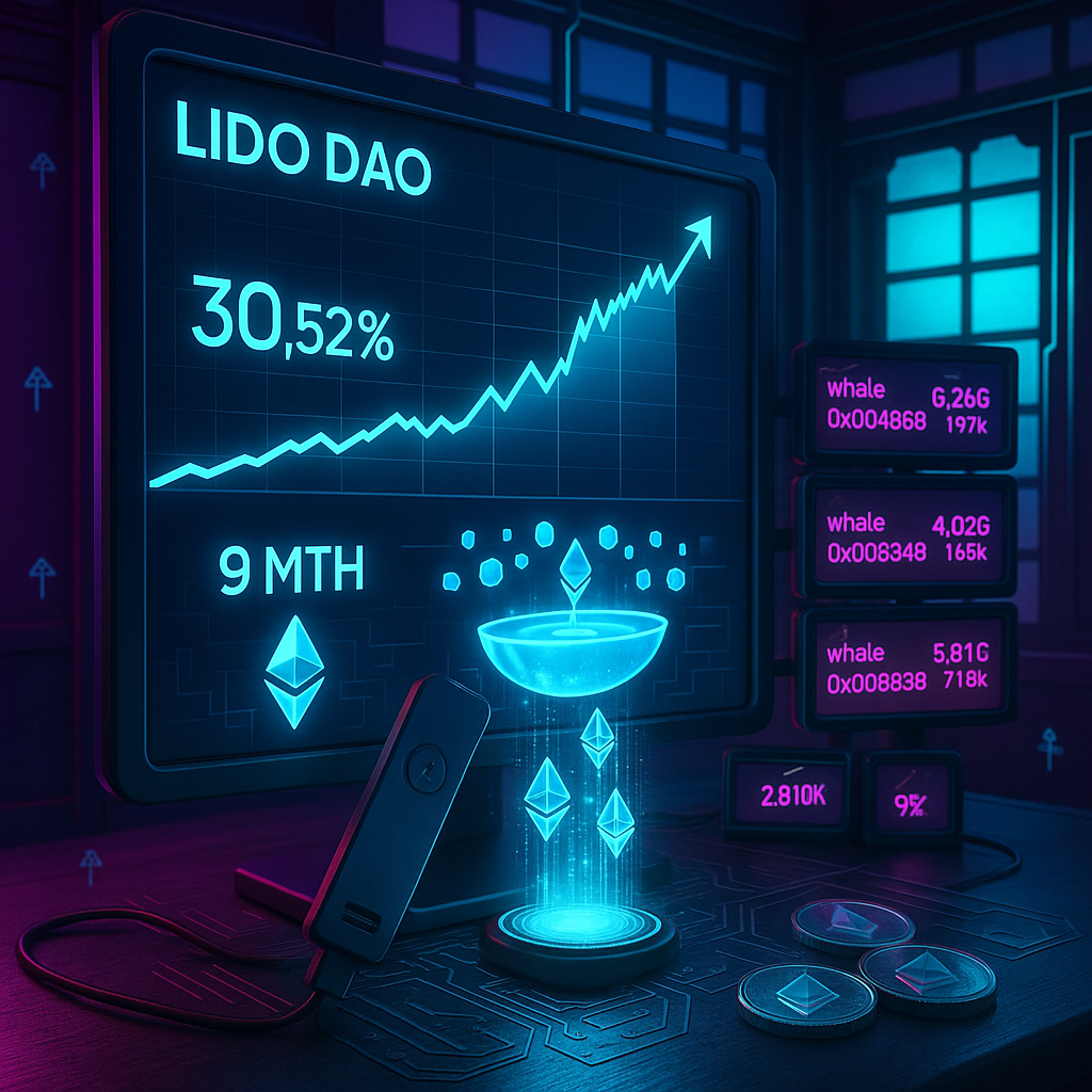 Lido DAO Token Jumps 30% as Major Investors Boost Holdings