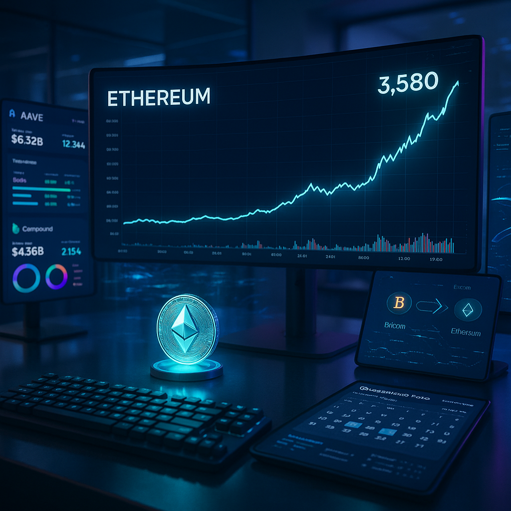 Ethereum Climbs Above $2,860 as DeFi Activity Picks Up