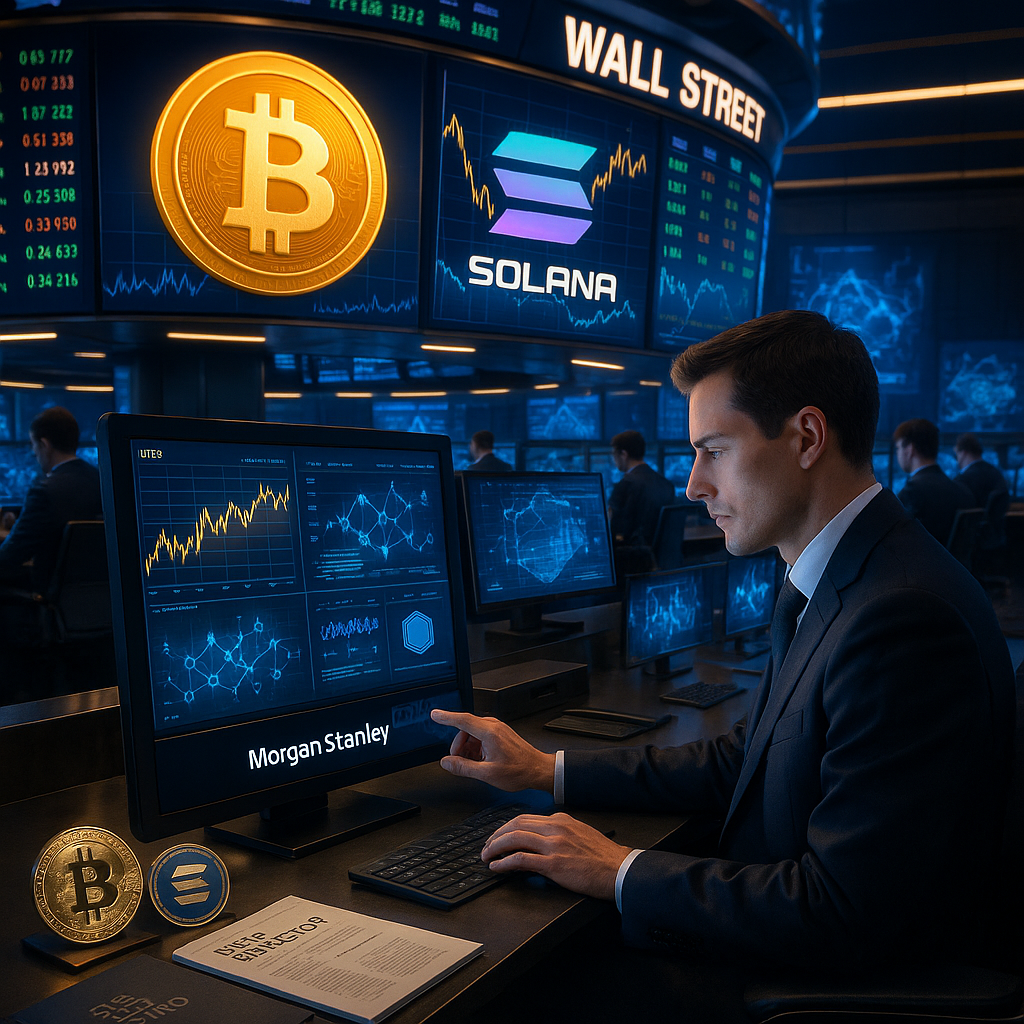 Morgan Stanley Seeks SEC Approval for Bitcoin and Solana ETFs